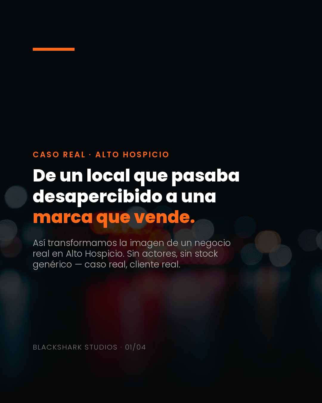 Marketing en Alto Hospicio: carrusel de caso real de BlackShark Studios
